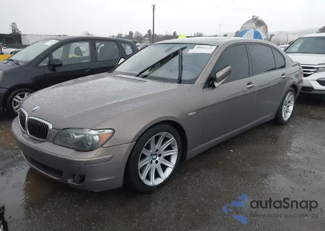2006 BMW 750Li z USA, uszkodzony, nr VIN WBAHN83576DT30601